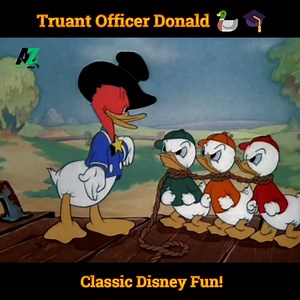 Truant Officer Donald 🦆🎓 | Donald Duck vs. Huey, Dewey & Louie’s Mischief! | Classic Disney Fun! #TruantOfficerDonald #DonaldDuck #HueyDeweyLouie #DisneyClassics #CartoonComedy #DisneyMagic #ClassicAnimation #FunnyMoments #FamilyEntertainment #Nostalgia | Crowdly