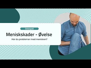 Effektive øvelser mod knæsmerter og meniskskader! 💢🦵