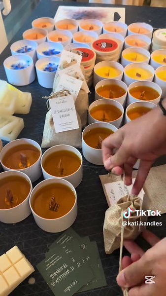 Αρωματικά ντουλάπας in the making #jasmine #fresh #candle #vegan #greece #asmr #asmrsounds