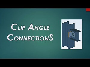 Tekla modelling series 3 Clip angles manual