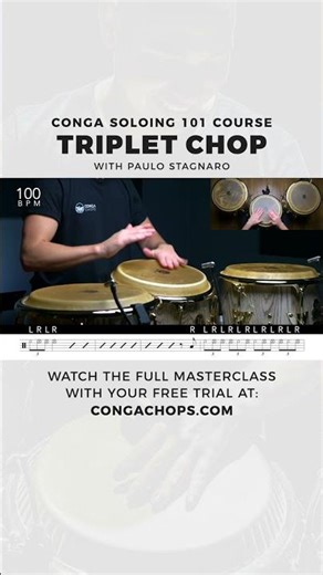 Killer Conga Chop (Old School Language) | CongaChops.com Soloing 101 Course
