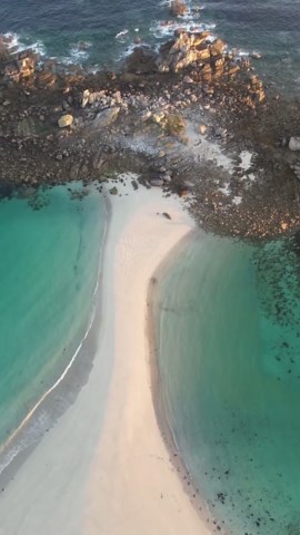 Île Vierge and Saint Malo: Drone Journey Over French Coastline.