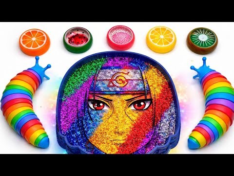 Satisfying Video I DIY How To Make Rainbow Glitter Glow Slimes & Sprunki Toys Color Mixing ASMR