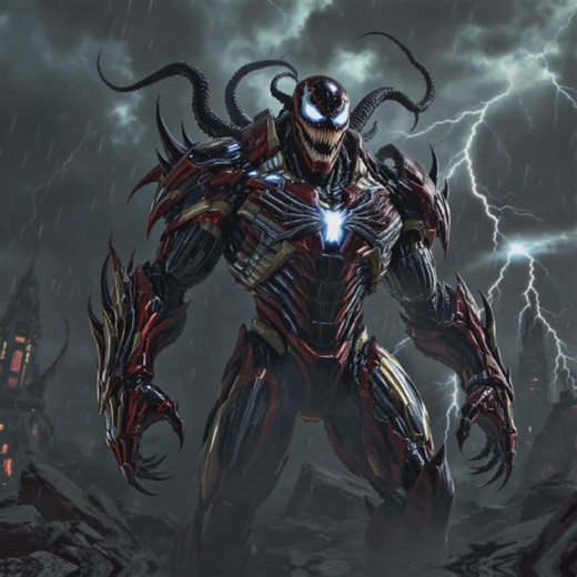 VENOMIZED IRON MAN ⚡ Dark Symbiote Armor | Marvel Fusion Concept