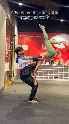 Sudip Debnath | Advanced partner acro yoga 🧘‍♀️🤝🧘‍♂️ This practice is built on trust, communication, and complete presence. Not for beginners. But... | Instagram