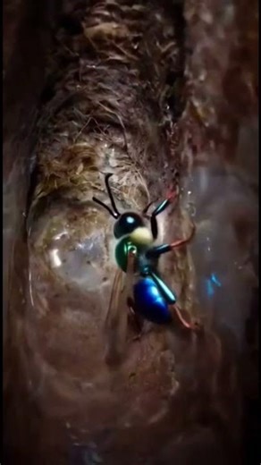 SHOW ME YOUR HOME! Orchid Bee Reveals Its Hidden World 🐝🔥