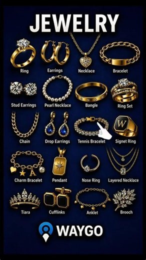 Jewelry Vocabulary in English | Learn Common Jewelry Names 💍✨