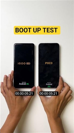POCO F7 vs iQOO Z10R | Boot Up Speed Test Comparison! ⚡ Who’s Faster?