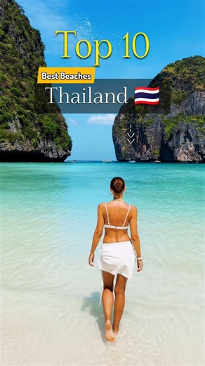 THAILAND🇹🇭 top 10 best beaches #thailand #travel #beaches