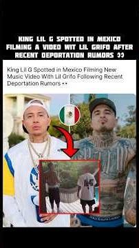 King Lil G spotted in Mexico after rumors￼￼ of being deported 😳 #shorts #kinglilg #lilgrifo