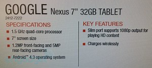 Next-gen Nexus 7 specs leak: 1.5GHz quad-core, wireless charging, SlimPort 1080p support, Android 4.3