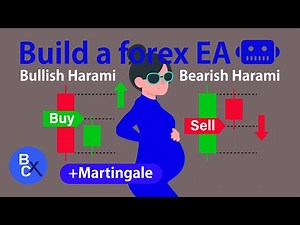 📈Build MT4 EA Pregnant Lady Candlestick Pattern | Bullish and Bearish Harami to Find Trend Reversals