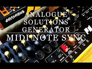 Analog Solutions Generator sequencer - easy sync from DAW / MIDI