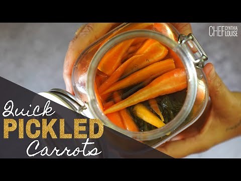 Asian Style Quick Pickled Carrots Recipe