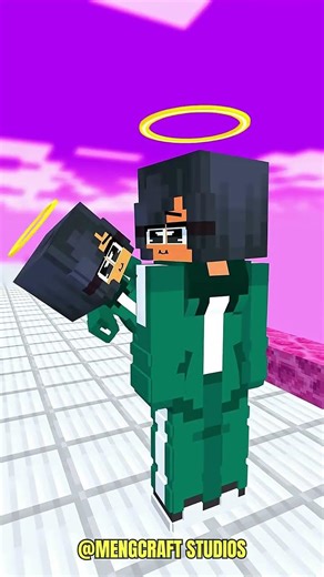 Aphmau vs Noob Girl ! 😱 Who Will Win the SQUID ROPE GAME ! 🏆 Vote Now! #minecraft