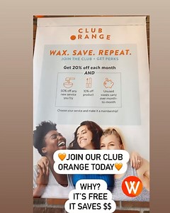 🟧🟧Check it out🟧🟧 Club 🟠Range Sign up online TODAY and receive a FREE gift at your first service! 🧡🧡 https://waxingthecity.zenoti.com/webstoreNew/sales/membership/d1a056c5-f1a9-4791-b1cb-6079187a44e6?_ga=2.74547794.1725023856.1619019502-372121537.1619019502 #wtc #brazilianwax #cerologist #browwaxing #waxingthecity #minotbeauty | Waxing The City Minot