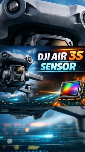 DJI Air 3S Sensor Is INSANE 🤯 | Next-Gen Drone Camera #dji