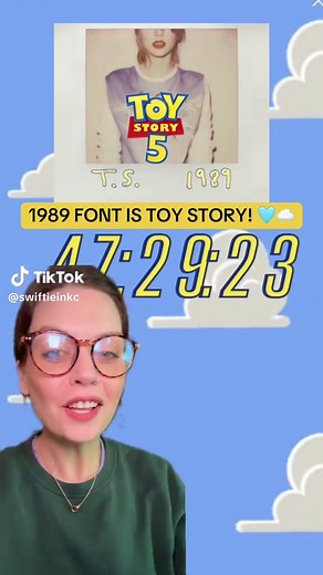 1989 Font Reimagined in Toy Story Style