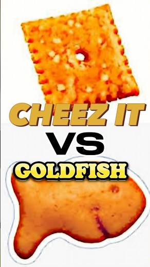 CHEEZ IT VS GOLDFISH #recommended #edit #snacks