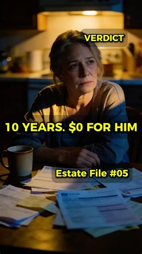 Update: She Left Him NOTHING… After 10 Years ⚖️ #estatefiles #shorts
