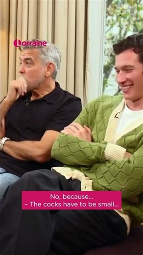 Lorraine tries to get George Clooney in trouble in this 'cheeky' throwback moment 🤭🐓 #lorraine