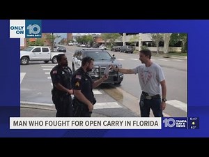 10 Investigates: The man who fought for open carry in Florida