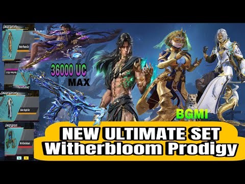Witherbloom Prodigy Set Crate Opening | Honey Badger Max L7 | QBZ | Nether & Solar Set Open BGMI