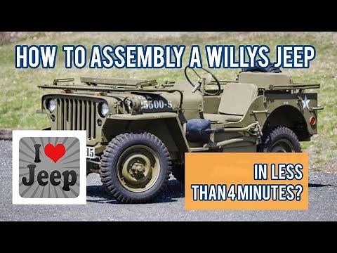 Willys MB Jeep assembled in 4 minutes! Curious facts and History