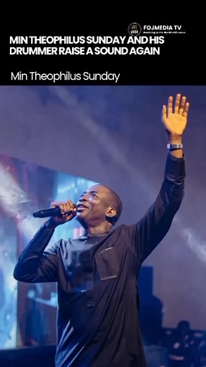 Minister Theophilus Sunday and his drummer raise a sound again 🥁🔥. - Min Theophilus Sunday. | FOJ Media