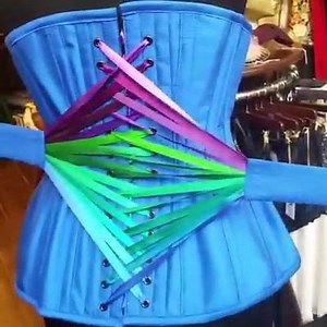 Here's the video of another fantastic lacing corset showing the front and how it works | Kiku Boutique