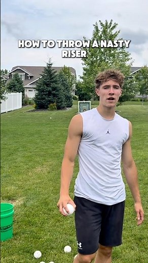 How to throw a NASTY riser in Wiffleball🤩 #shorts #tutorial #sports #mlb #wiffleball #baseball #fyp