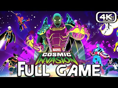 MARVEL COSMIC INVASION Gameplay Walkthrough FULL GAME (4K 60FPS) No Commentary