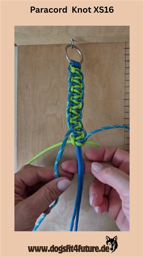 How to do Dog Collar Paracord Tutorial knot XS16