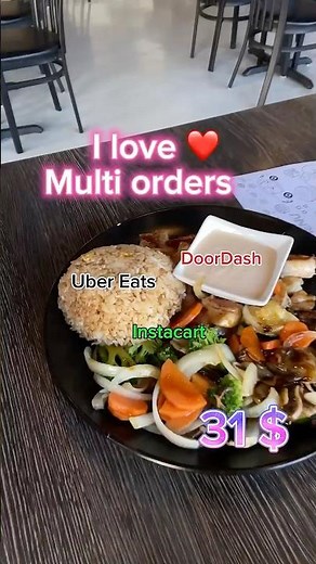 I Love Multi-Orders ❤️ $31 in 50 Minutes (DoorDash + Uber Eats + Instacart)