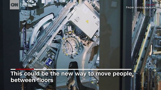 Forget up and down—this elevator can go sideways! | CNN Business