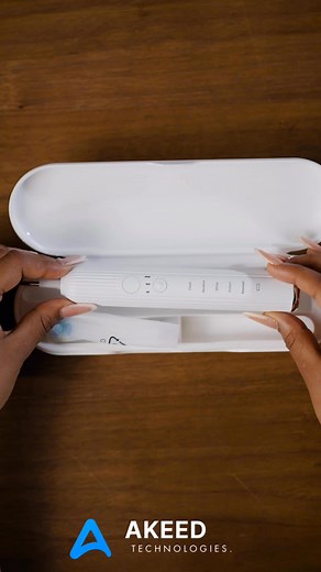 “Still using a manual toothbrush? Time for an upgrade.” Brushing...