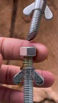 The improvised method that joins threaded rods without welding#WorkshopTip #ThreadedRod #SmartFix