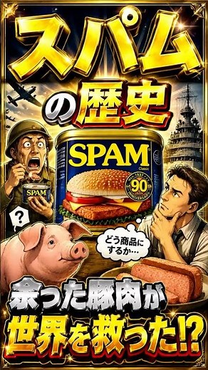 余った素材からできた？スパムの歴史！