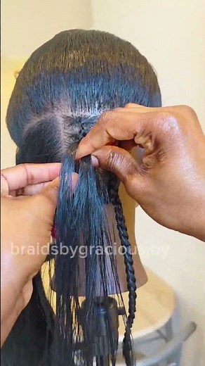 basic Cornrow Tutorial #hairtutorial #cornrows #cornrowstyles #braids