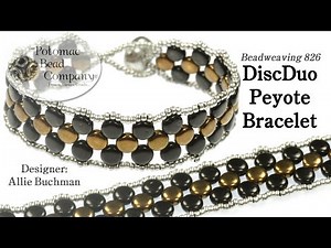 DiscDuo Peyote Bracelet DIY Tutorial