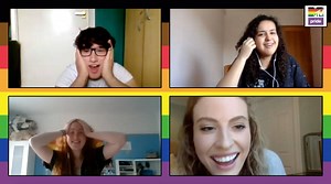 17K views · 79 reactions | Just 퓲퓶퓪퓰퓲퓷퓮 if your idol crashed your Zoom chat... Watch these three FLETCHER super fans get the surprise of their lives... ️‍ | MTV UK | Facebook