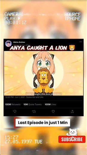 "The LAST Episode Of Spy x Family Season 3 😢" (English Sub) #montagem