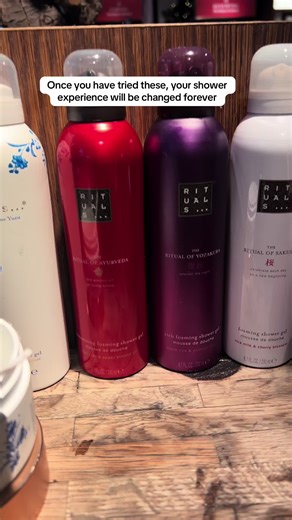 My favourite shower gels. They alays leave me with buttery soft skin and smell out of this world #rituals #showergel #foamingshowergel #everythingshower #tiktokmademebuyit