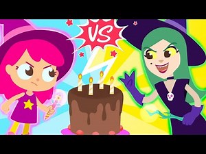 Oh, no! The evil witch stole the BIRTHDAY CAKE! 🎂 Magic & Witches Stories for Kids