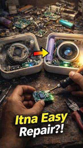 Socha Nahi Tha Itna Easy Hoga 😲 Speaker Repair!