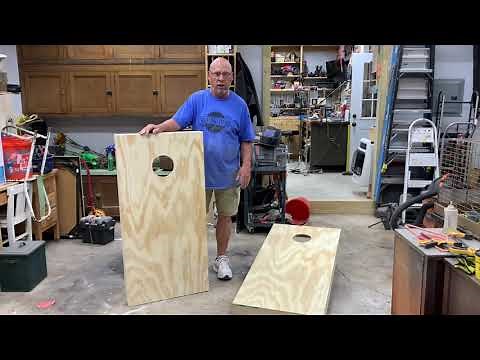 Building corn hole official size set