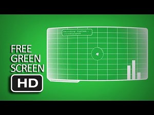 Free Green Screen - Hologram Template Version 6