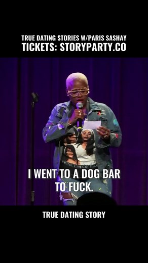 True Dating Stories with Paris Sashay tickets: www.StoryParty.co | Story Party Tour