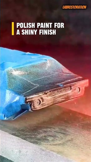 RUSTED TO GOLD!✨Epic Miniature Train Restoration #Restoration #ModelTrain #RustyToNew #ASMR #Shorts