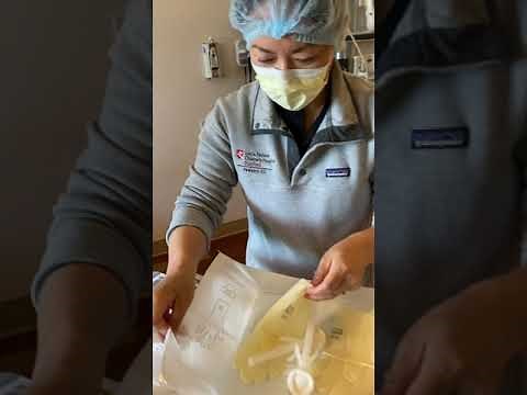 EVD Drainage Bag Change